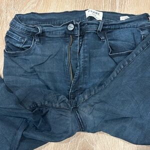 Frame Denim High Rise Women's Jeans - Dark Blue